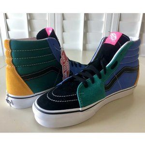 Vans Sk8-Hi tops - Cadmium Yellow/Tidepool, M 10